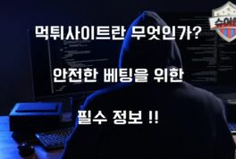 먹튀사이트란 무엇인가? 안전한 베팅을 위한 필수 정보